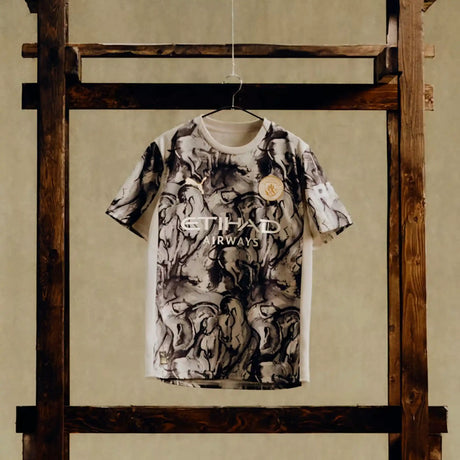 Puma maillot Manchester City x Année du cheval pour enfants - Alpine Snow / Flat Dark Grey