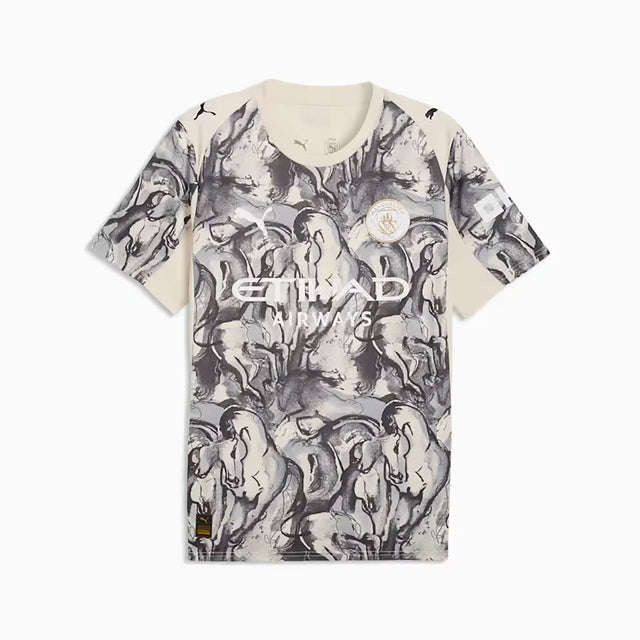 Puma maillot Manchester City x Année du cheval adulte - Alpine Snow / Flat Dark Grey