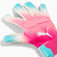 Puma Ultra Ultimate RE-Charge Hybride gants de gardien de but de soccer - Sunset Pink / Hero Blue / PUMA White