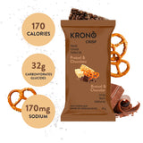 Krono Nutrition Barre de riz croustillant Bretzel et chocolat