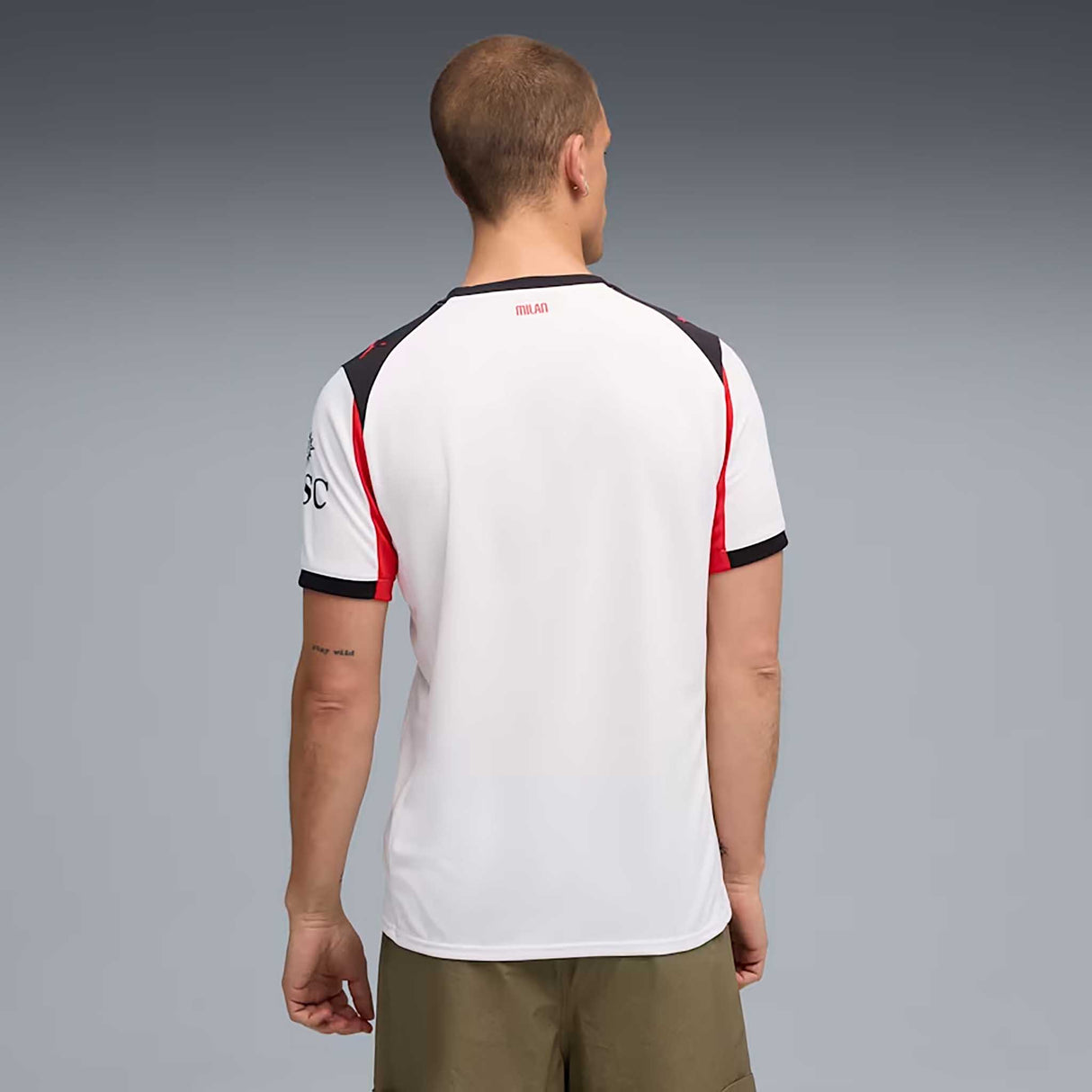 Maillot AC Milan extérieur 2025/26 - PUMA White / For All Time Red