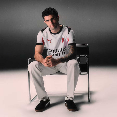 Maillot AC Milan extérieur 2025/26 - PUMA White / For All Time Red
