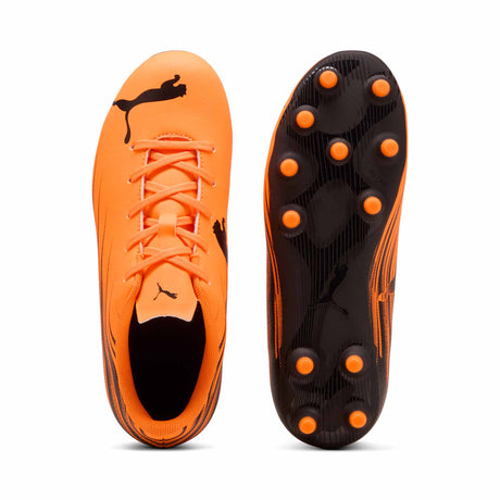 Puma Attacanto II FG/AG JR Soccer Cleats - Heat Fire / Puma Black