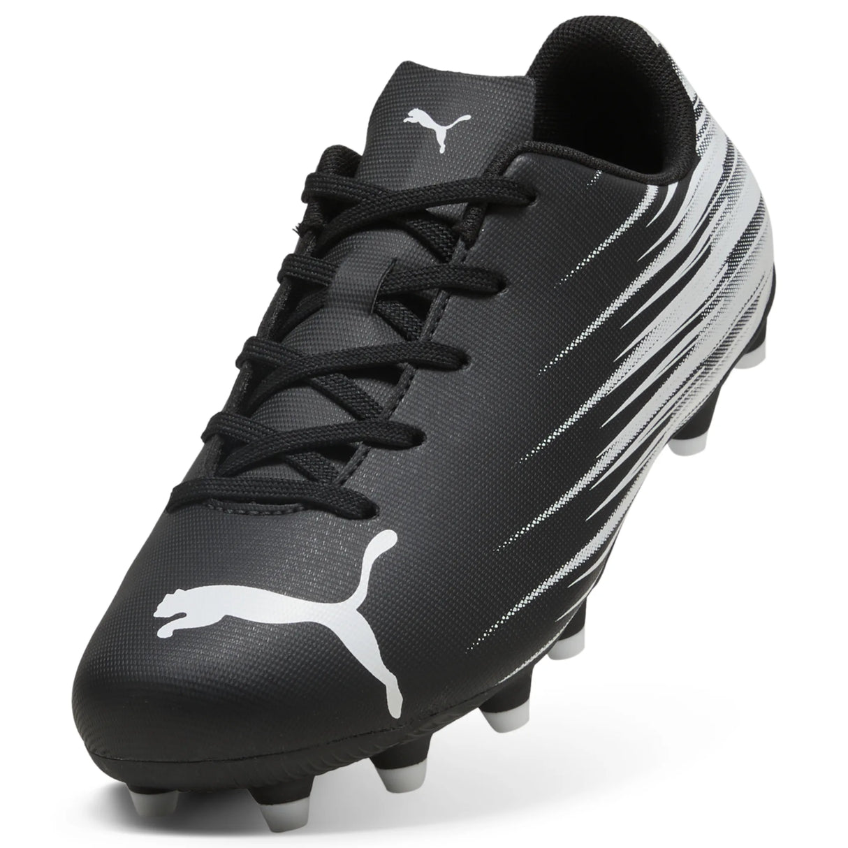 Puma Attacanto II FG JR Soccer Cleats - Puma Black / Puma White