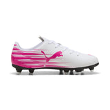 Puma Attacanto II FG JR Soccer Cleats - Puma White / Ravish