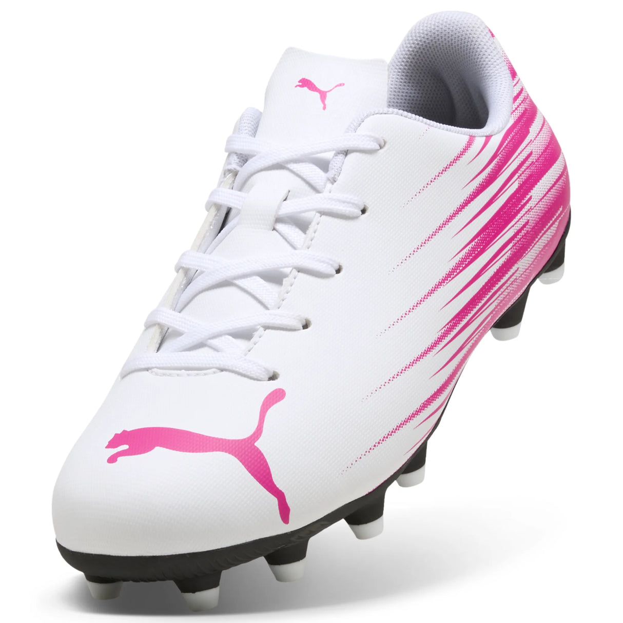 Puma Attacanto II FG JR Soccer Cleats - Puma White / Ravish
