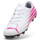 Puma Attacanto II FG JR Soccer Cleats - Puma White / Ravish