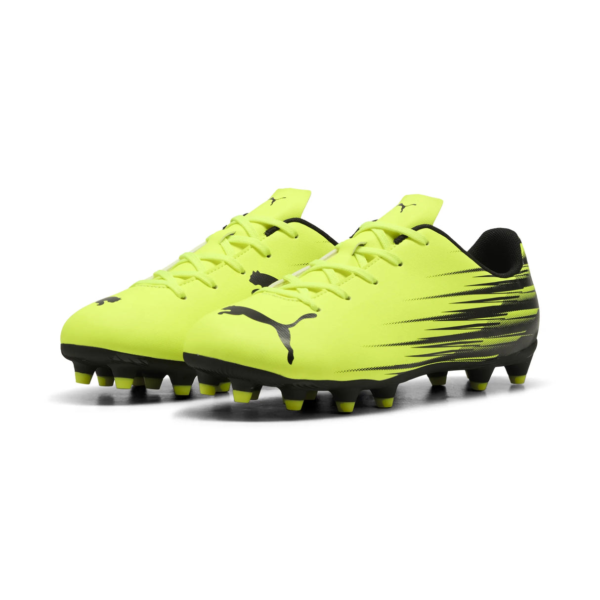 Puma Attacanto II FG JR Soccer Cleats - Yellow Alert / Puma Black