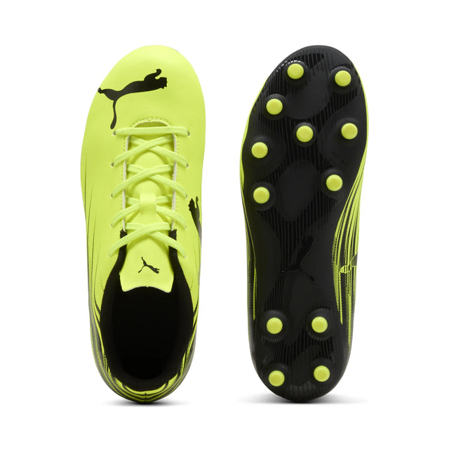 Puma Attacanto II FG JR Soccer Cleats - Yellow Alert / Puma Black