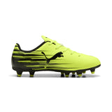 Puma Attacanto II FG JR Soccer Cleats - Yellow Alert / Puma Black