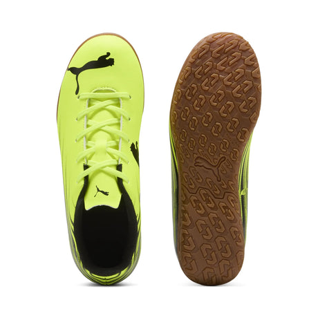 Puma Attacanto II IT JR chaussure de soccer intérieur pour enfant - Yellow Alert / Puma Black