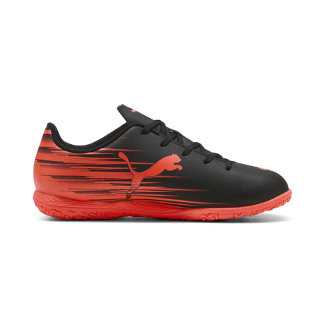 Puma Attacanto II IT JR chaussure de soccer intérieur pour enfant - Puma Black / Bright Red