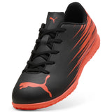 Puma Attacanto II IT JR chaussure de soccer intérieur pour enfant - Puma Black / Bright Red