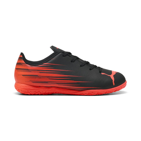 Puma Attacanto II IT JR chaussure de soccer intérieur pour enfant - Puma Black / Bright Red