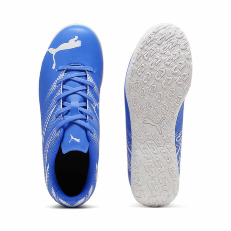 Puma Attacanto IT junior chaussure de soccer intérieur pour enfant - Bluemazing / Puma White