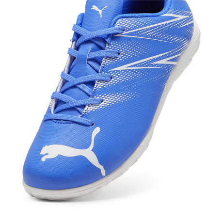 Puma Attacanto IT junior chaussure de soccer intérieur pour enfant - Bluemazing / Puma White