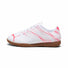 Puma Attacanto IT junior chaussure de soccer intérieur enfant - Puma White / Fire Orchid