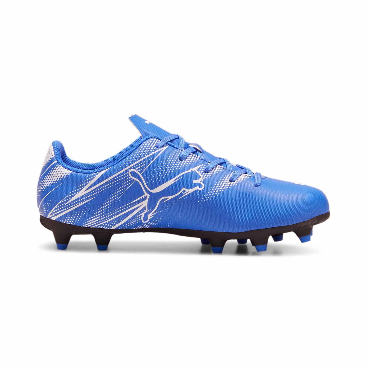 Puma Attacanto FG/AG Junior chaussure de soccer enfant - Bluemazing / Puma White