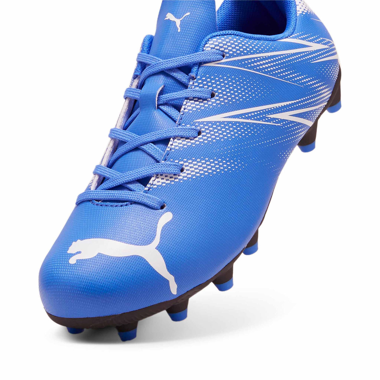 Puma Attacanto FG/AG Junior chaussure de soccer enfant - Bluemazing / Puma White
