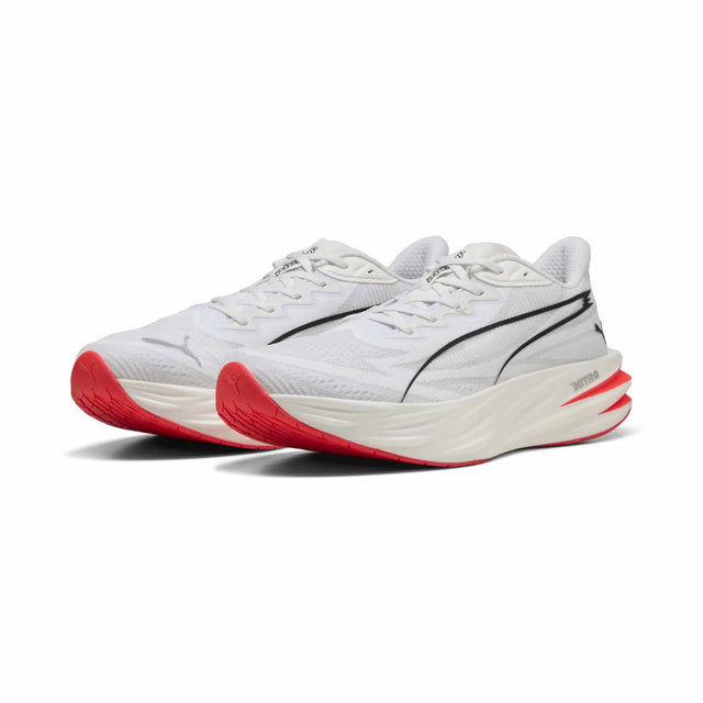 Puma Deviate Pure Men's Running Shoes - Puma White / Puma Silver