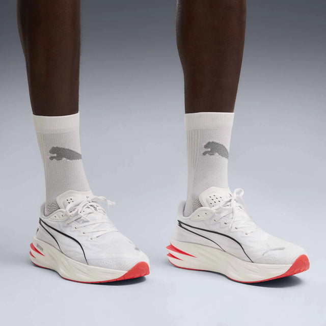 Puma Deviate Pure Men's Running Shoes - Puma White / Puma Silver
