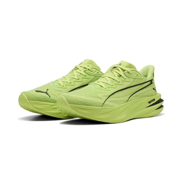 Puma Deviate Pure Nitro Men's Running Shoes - Sunny Lime / Black