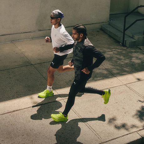 Puma Deviate Pure Nitro Men's Running Shoes - Sunny Lime / Black