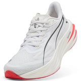 Puma Deviate Pure Nitro Women's Running Shoes - Puma White / Ultra Red