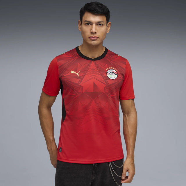 Puma Egypt EFA Home Jersey 2026 World Cup - Red / Black