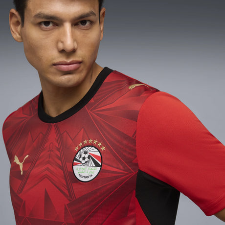 Puma Egypt EFA Home Jersey 2026 World Cup - Red / Black