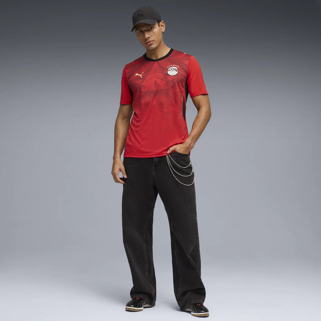 Puma Egypt EFA Home Jersey 2026 World Cup - Red / Black