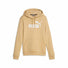 Sweatshirt à capuche Puma Essential Logo Hoodie Fleece pour femme - Sand Dune