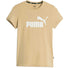 T-shirt Puma Essentials Logo Tee à manches courtes pour femme - Sand Dune