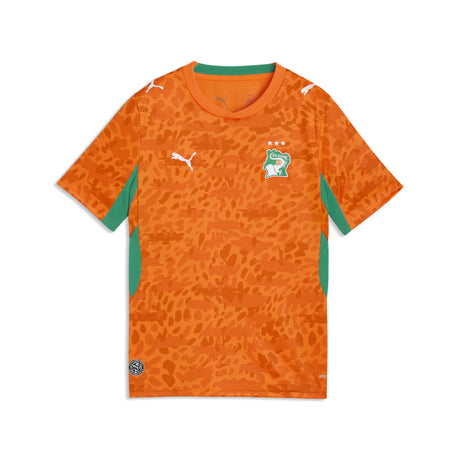 Puma Fédération Ivoirienne de Football Jersey World Cup 2026 pour enfants - Orange