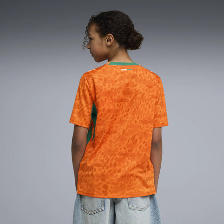 Puma Fédération Ivoirienne de Football Jersey World Cup 2026 pour enfants - Orange