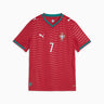 Maillot Portugal FPF domicile 2026 Cristiano Ronaldo PUMA enfant - Club Red / Green Lagoon