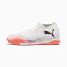 Puma Future 8 Match IT Futsal chaussures de soccer intérieur adulte -White / Black / Glowing Red