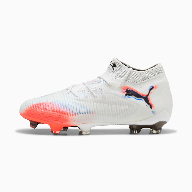 Puma Future 8 Ultimate FG chaussures de soccer à crampons femme - PUMA White / PUMA Black / Glowing Red