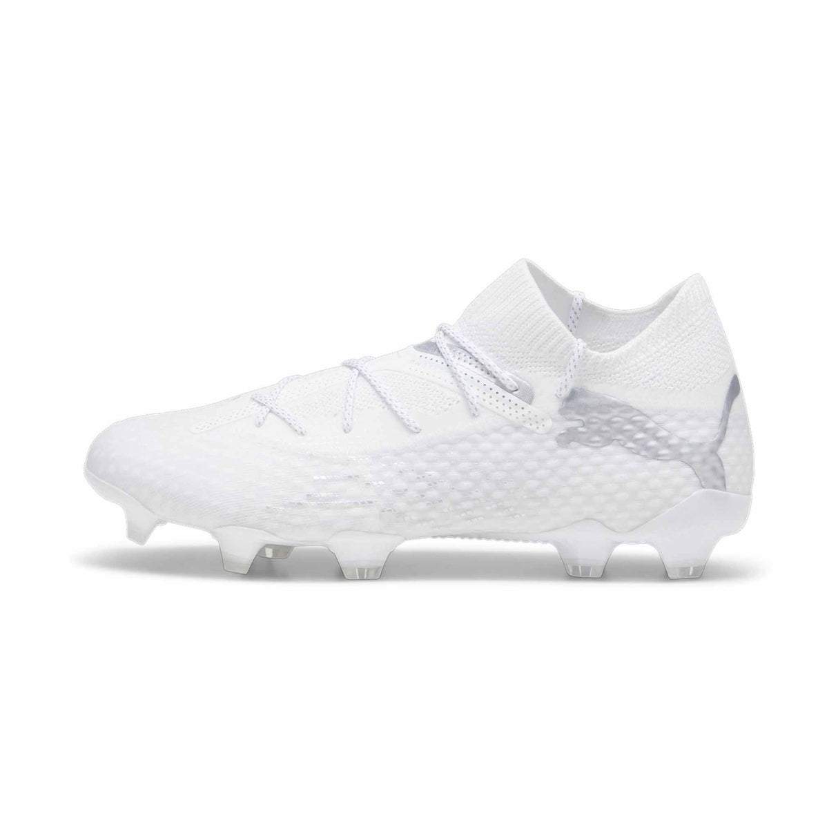 Puma Future 7 Ultimate FG/AG chaussures de soccer à crampons - Puma Silver / Puma White