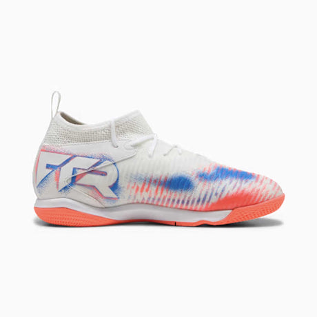 Puma Future 8 Match IT + Mid junior chaussures de futsal - White / Black / Glowing Red