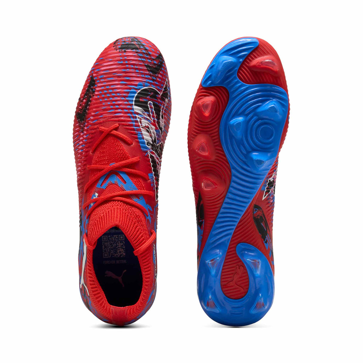Puma Future 8 Match Playmakers FG/AG souliers de soccer adulte - PUMA Red / PUMA Black / Ultra Blue / Pink Pixel