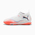 Puma Future 8 Match TT + Mid junior chaussures de soccer turf - White / Black / Glowing Red