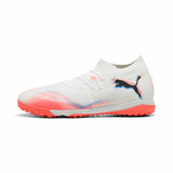 Puma Future 8 Match TT Turf Soccer Shoes - Puma White / Puma Black / Glowing Red