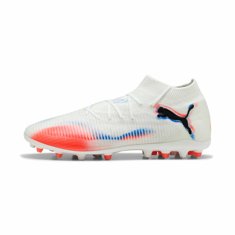 Puma Future 8 Pro MG chaussures de soccer multi-crampons - Puma White / Puma Black / Glowing Red