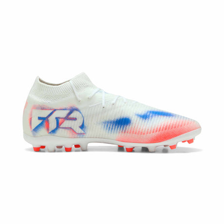 Puma Future 8 Pro MG chaussures de soccer multi-crampons - Puma White / Puma Black / Glowing Red