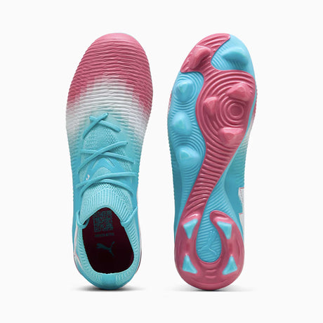 Puma Future 8 Ultimate Re-Charge FG/AG chaussures de soccer paire - Hero Blue / Sunset Pink / Garnet Rose