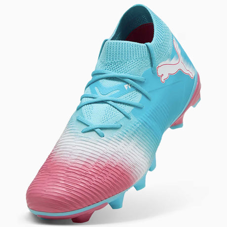 Puma Future 8 Ultimate Re-Charge FG/AG chaussures de soccer empeigne - Hero Blue / Sunset Pink / Garnet Rose