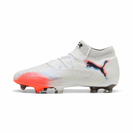 Puma Future 8 Ultimate FG chaussures de soccer à crampons - PUMA White / PUMA Black / Glowing Red