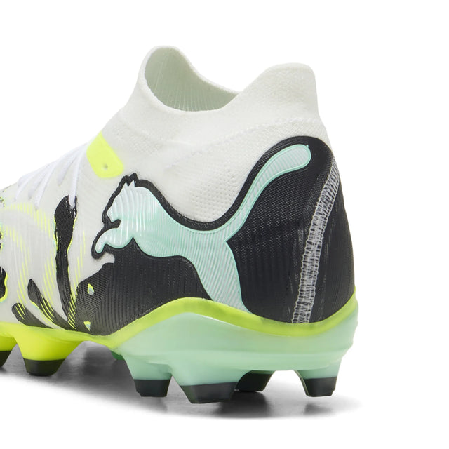 Puma Future 9 Match Creativity FG/AG Soccer Cleats - Yellow Alert / Mint Jelly / Puma White / Puma Black