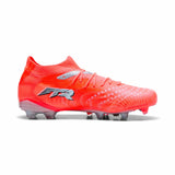 Puma Future 9 Match FG/AG Soccer Cleats - Glowred / White / Black / Silver